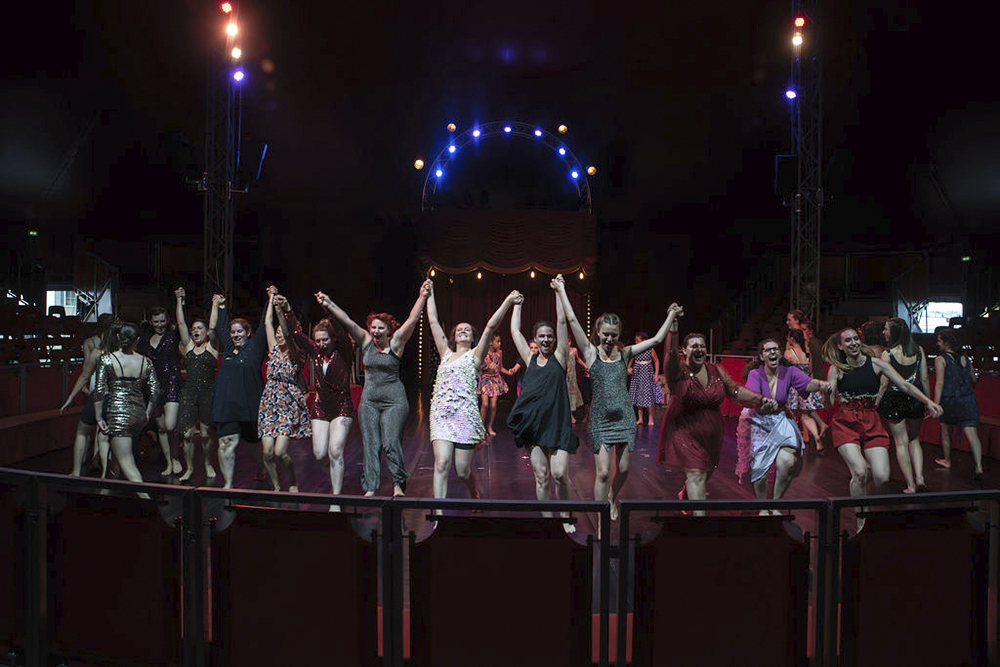 groupe de danseuse du cours de danse Pérégrin'